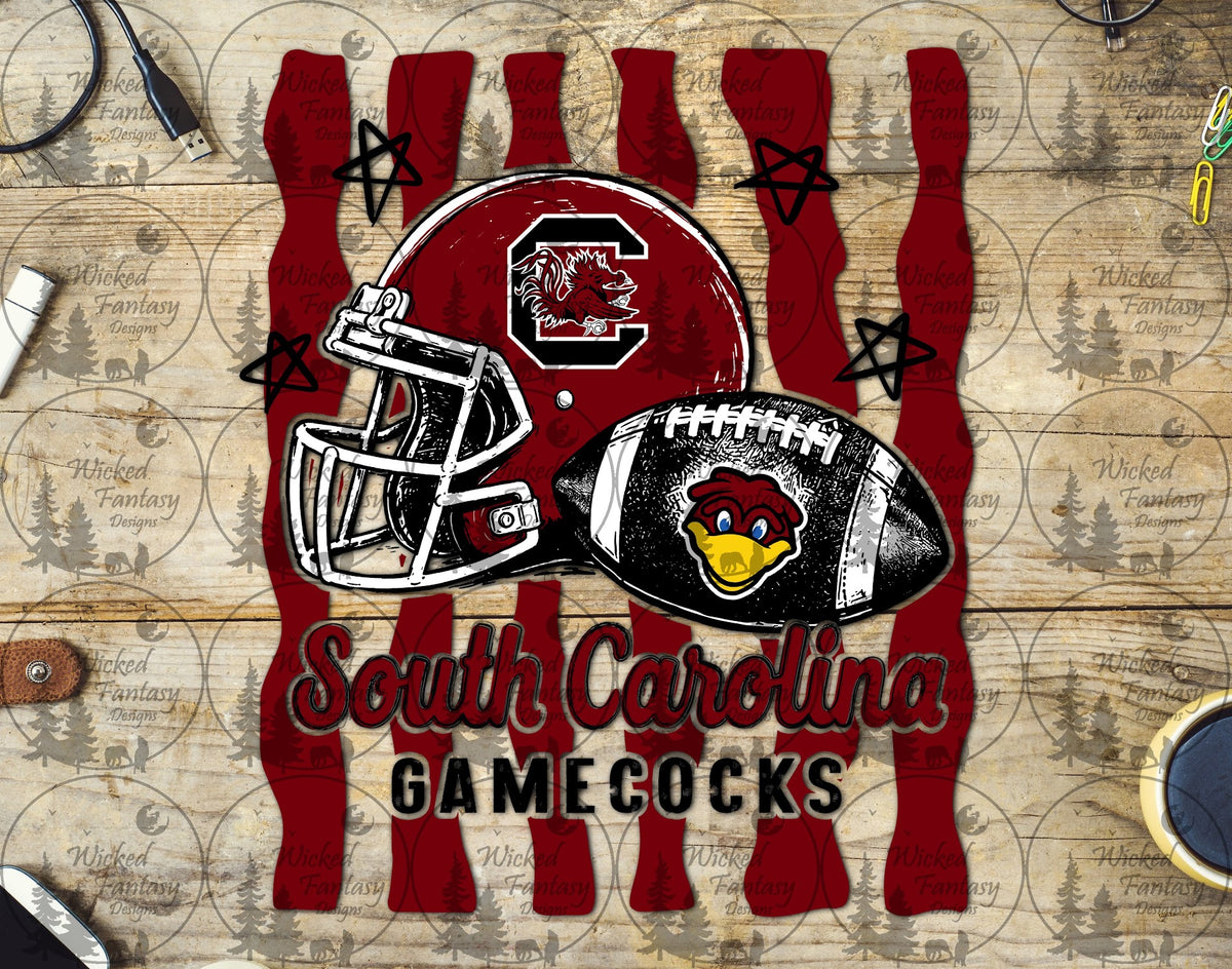 UVDTF South Carolina Football Stipes