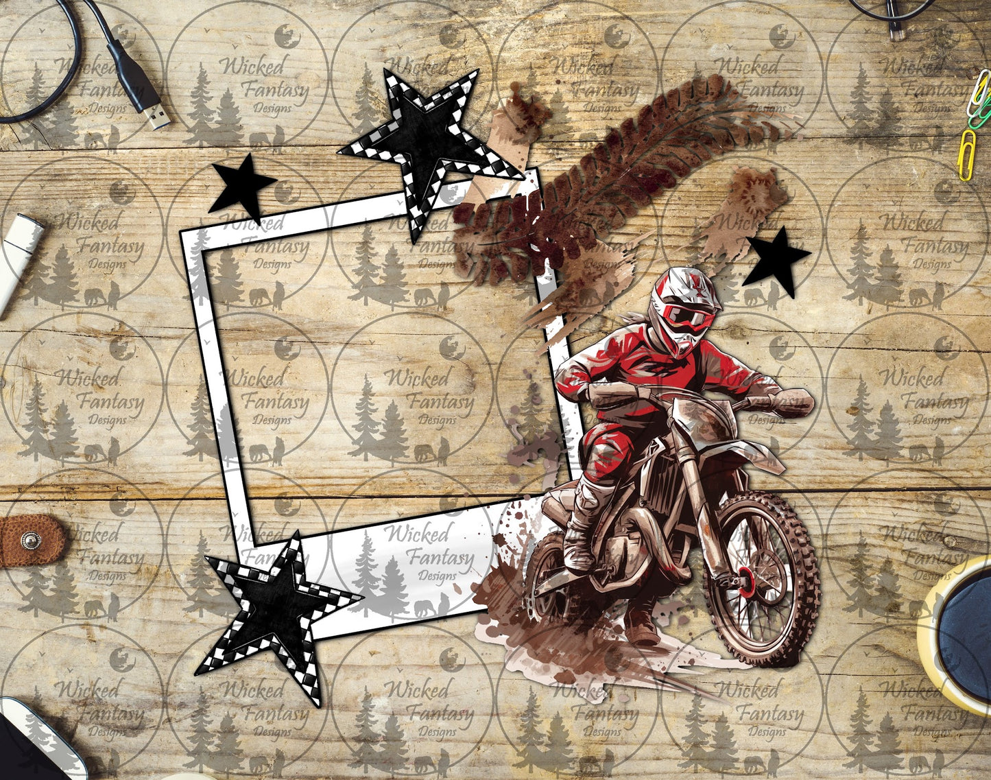 UVDTF Motocross Dirt Bike Frame