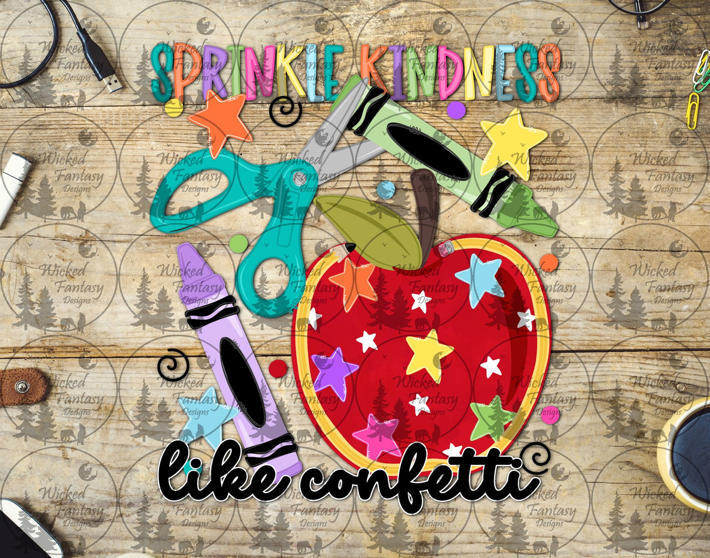 UVDTF Sprinkle Kindness Like Confetti