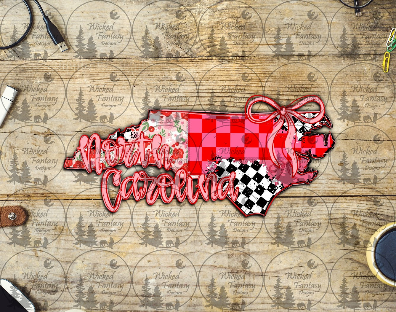 UVDTF Coquette States North Carolina