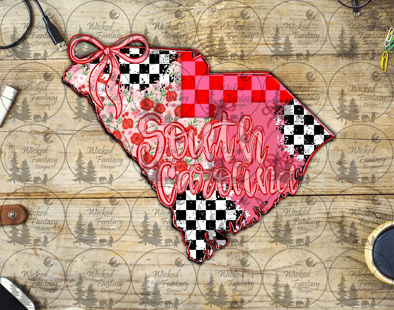 UVDTF Coquette States South Carolina