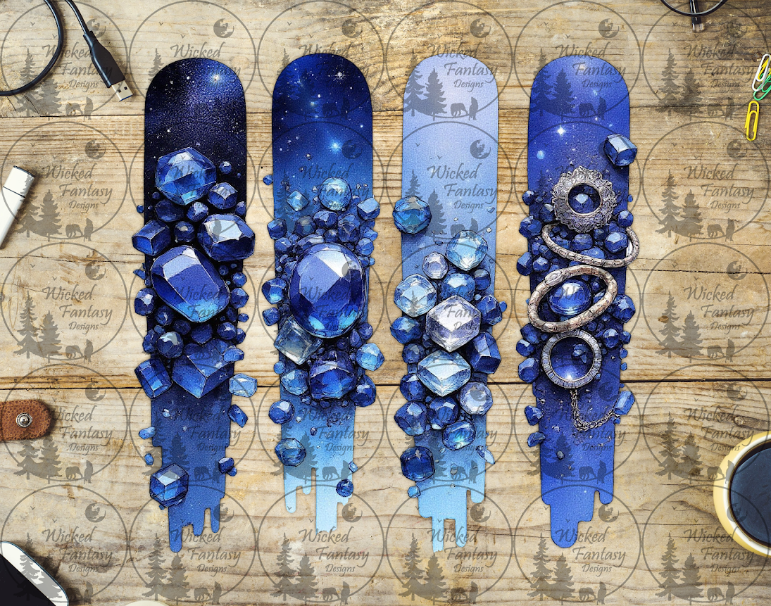 UVDTF Birthstone Brushstrokes Sapphire September