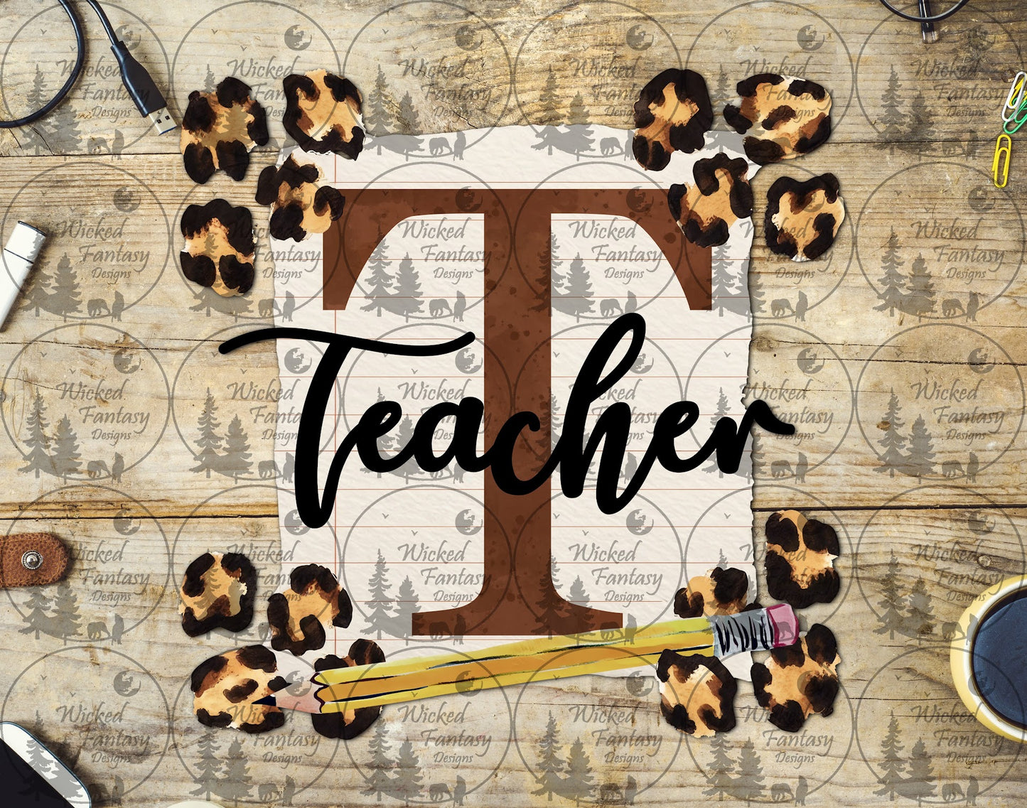 UVDTF Teacher Leopard Spots