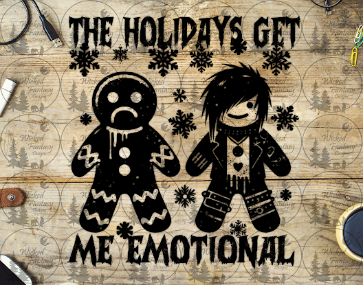 UVDTF The Holidays get Emotional Goth Christmas