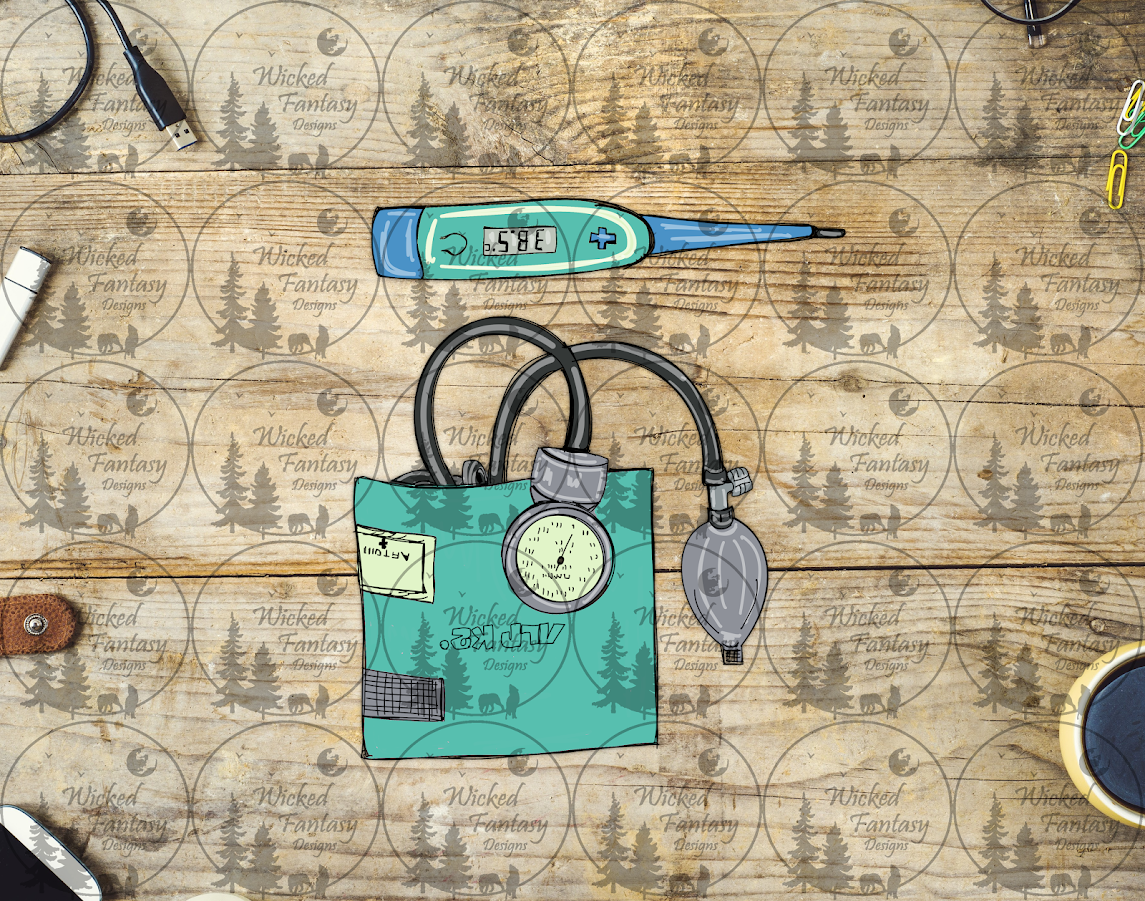 UVDTF BP Cuff and Thermometer