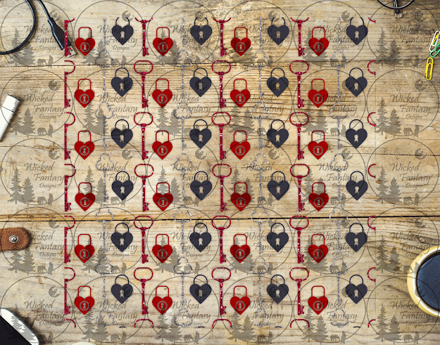 UVDTF Heart Shaped Locket 20oz 30oz 10"x10"