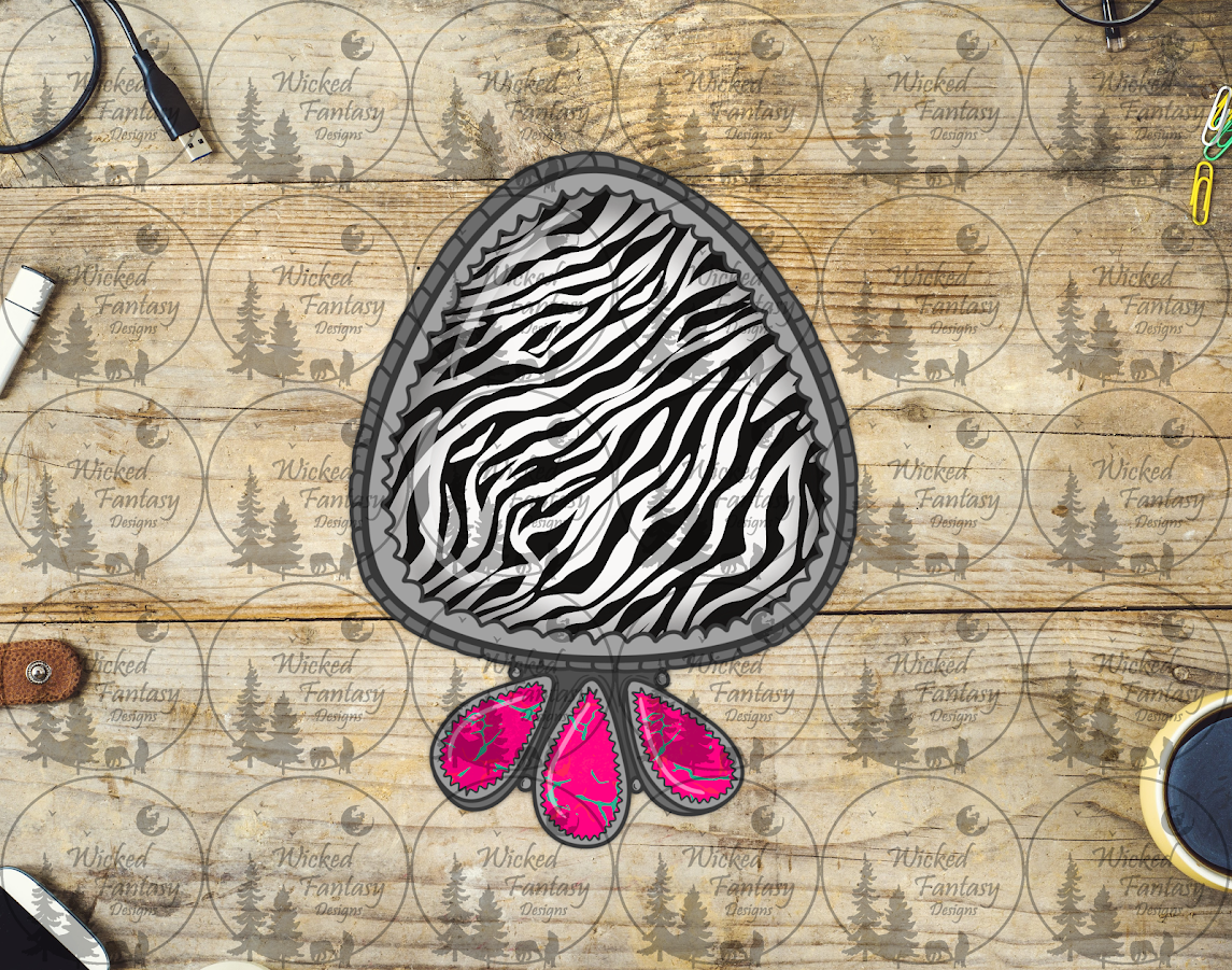 UVDTF Zebra Print Concho