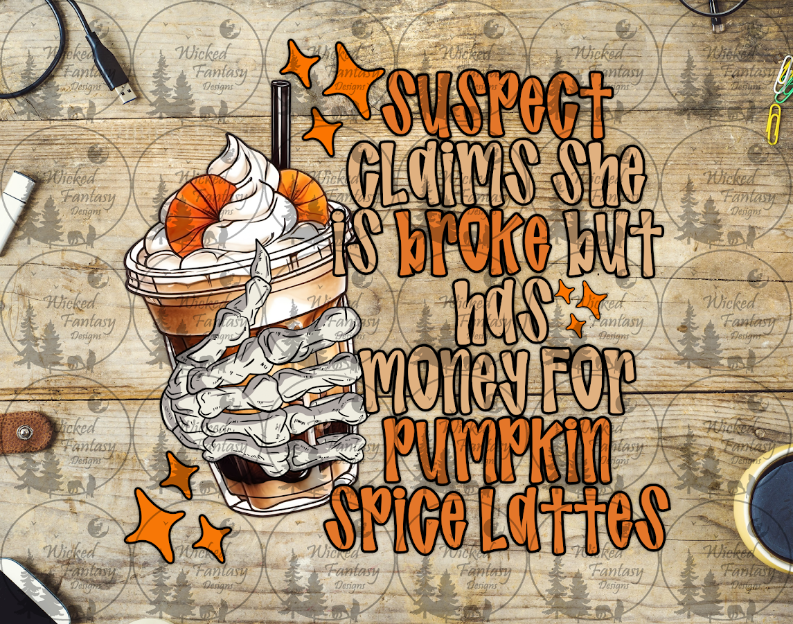 UVDTF Suspect Claims She is Broke Pumpkin Spice Lattes