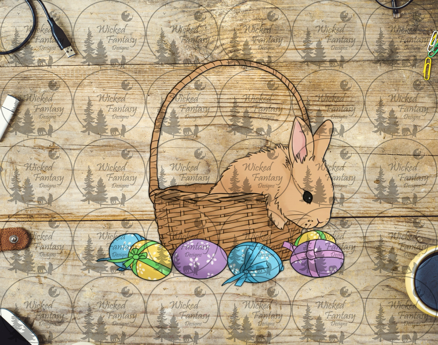 UVDTF Baby Bunny in Basket