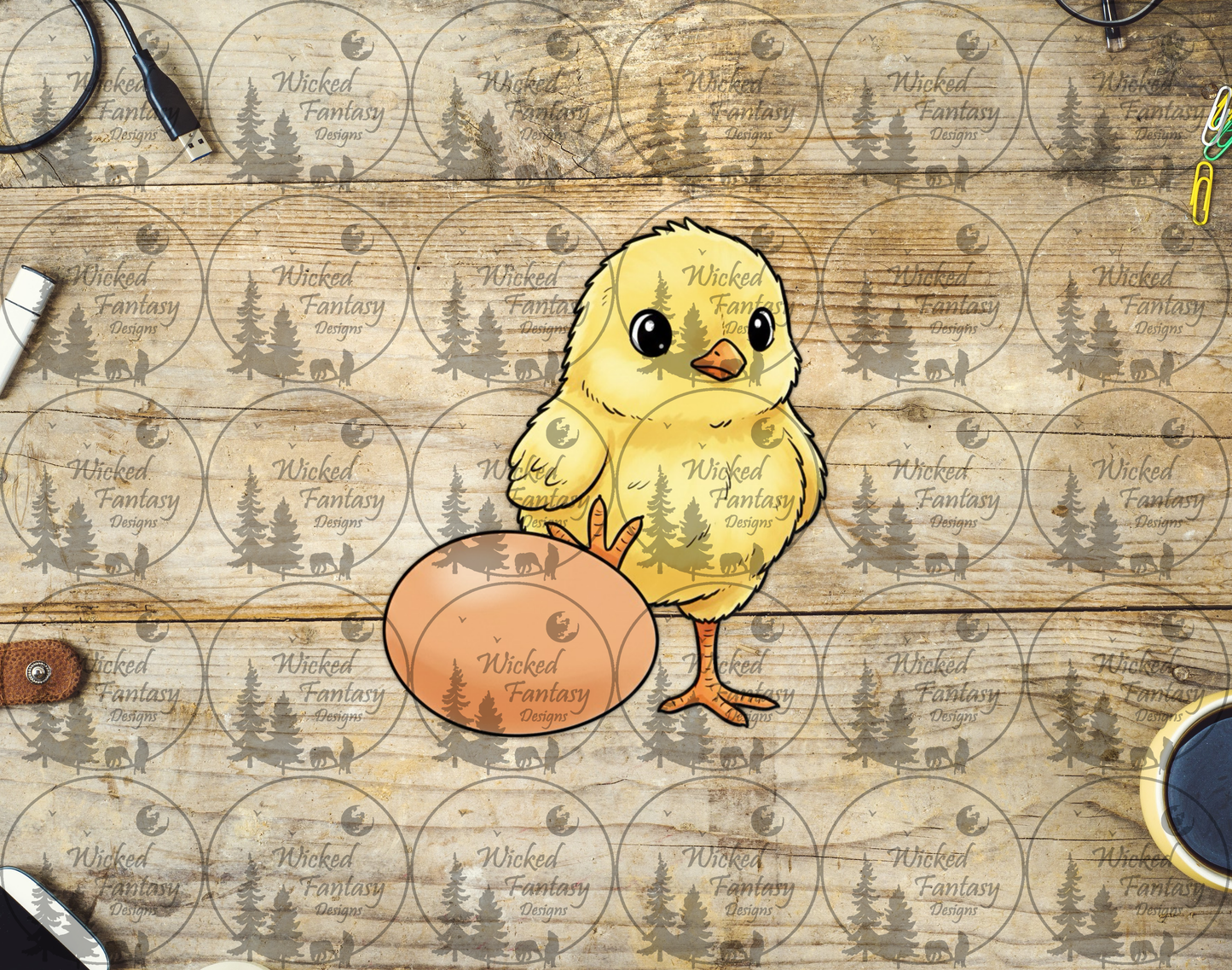 UVDTF Chick with Egg