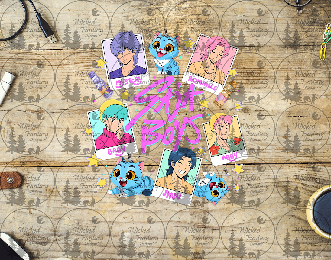 UVDTF Demon Hunter Mystery Romance Abby Jinu Baby and Cats