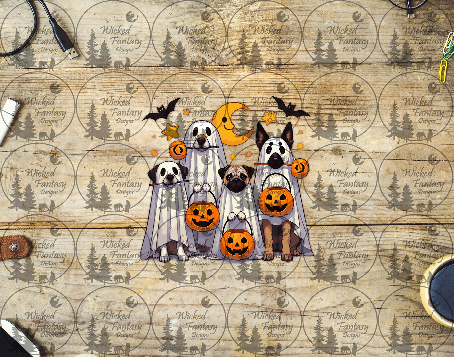 UVDTF Ghost Dogs and Jack O' Lanterns