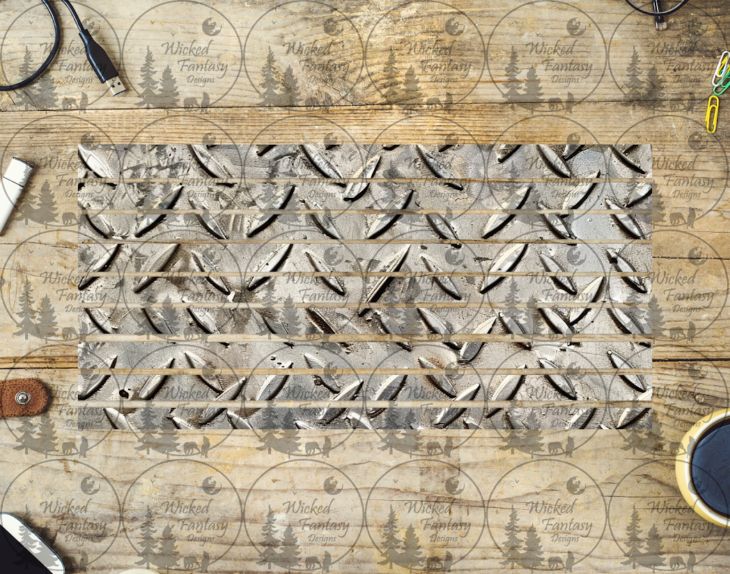 UVDTF Diamond Plate Striping 6x12" element