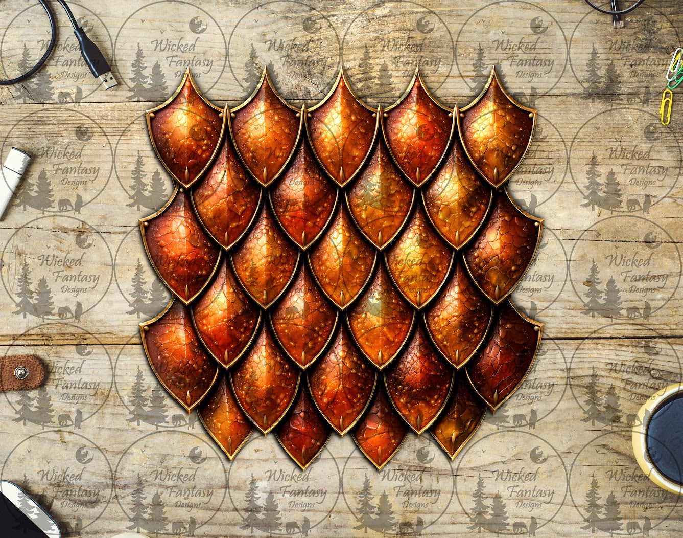 UVDTF Copper Dragon Scale Group