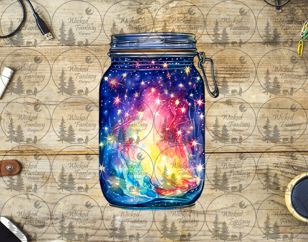 UVDTF Fairy Lit Mason Jar