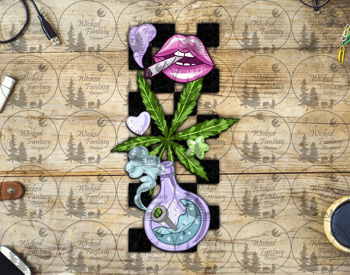 UVDTF Cannabis Vertical Element