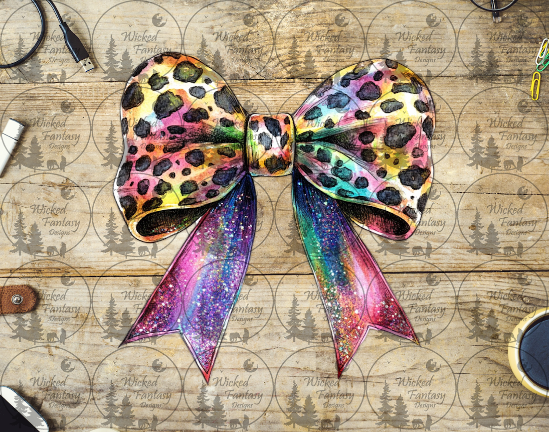 UVDTF Colorful Spotted Bow