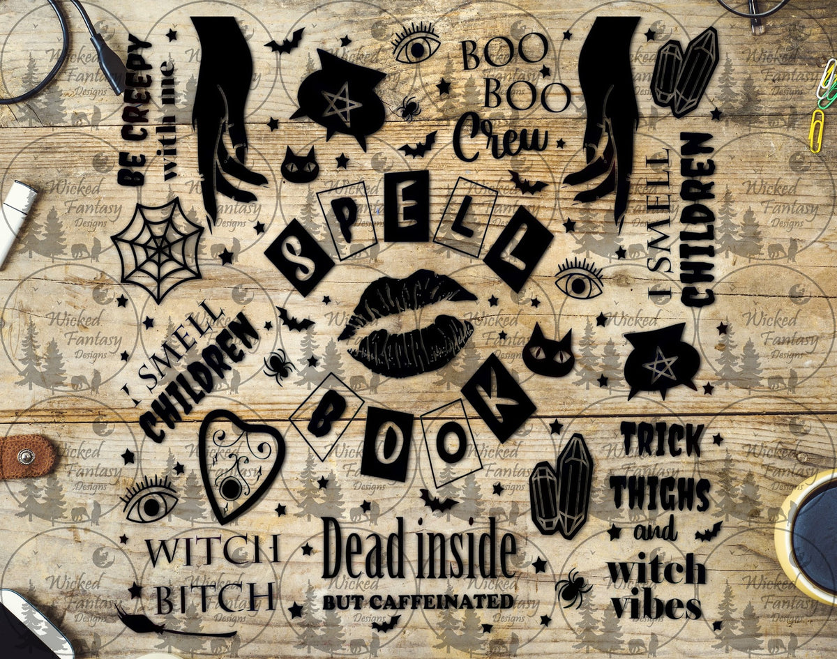 UVDTF Spell Book 20oz 30oz 10"x10"