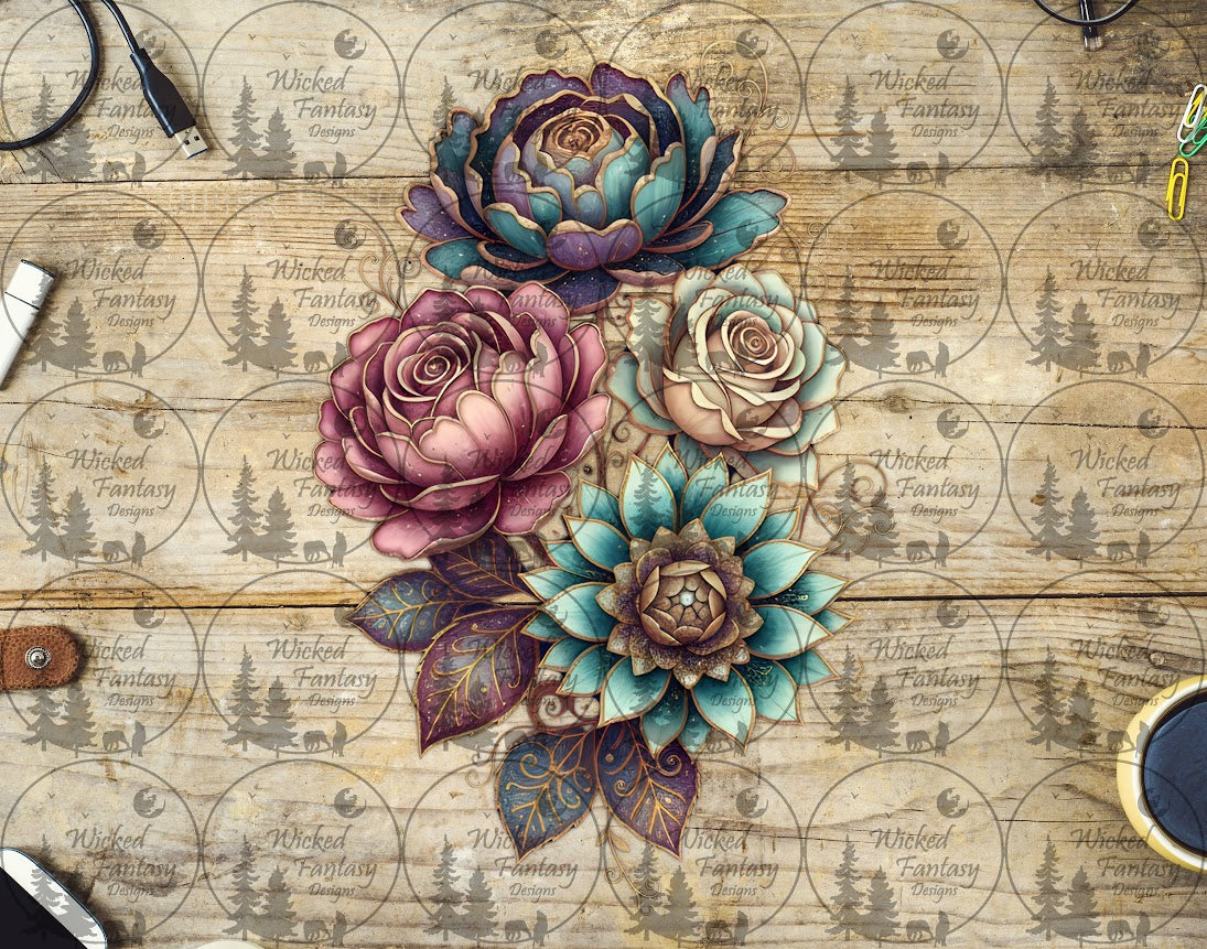 UVDTF Gilded Garden Florals