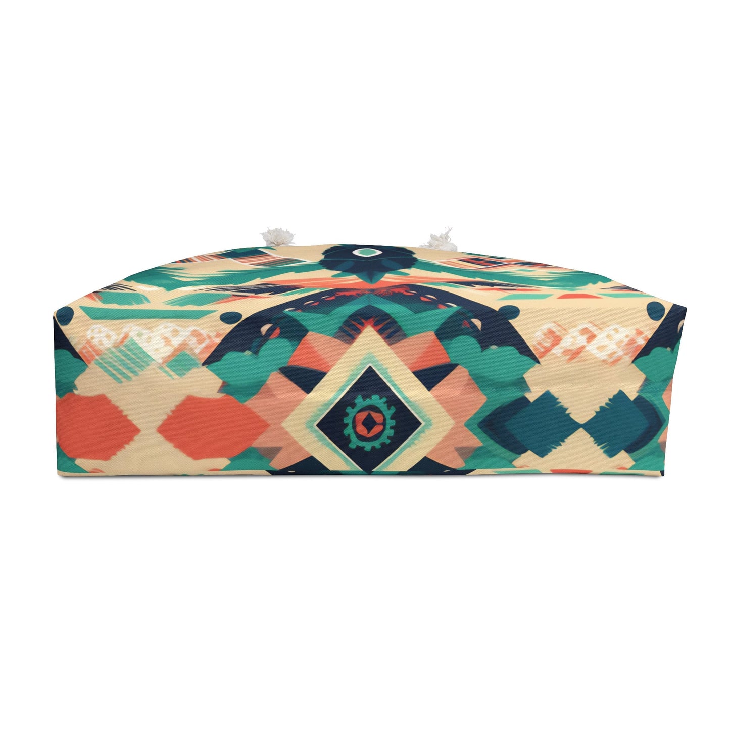 Boho Feather Navajo Western Vintage Weekender Bag