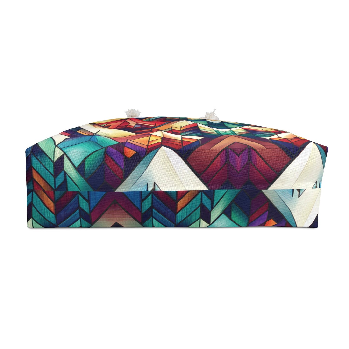 Boho Geometric Mountians Navajo Western Vintage Weekender Bag