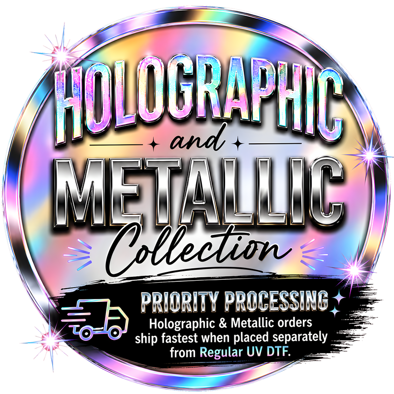 HOLO and Metallic UVDTF