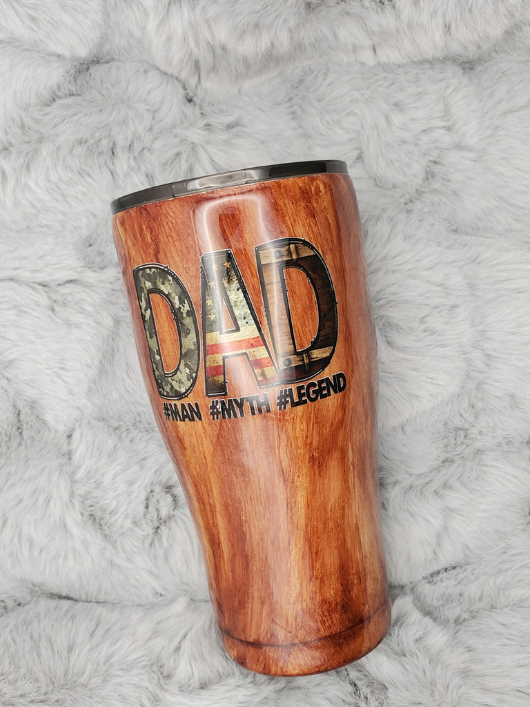 Dad #man myth legend 30oz Tumbler