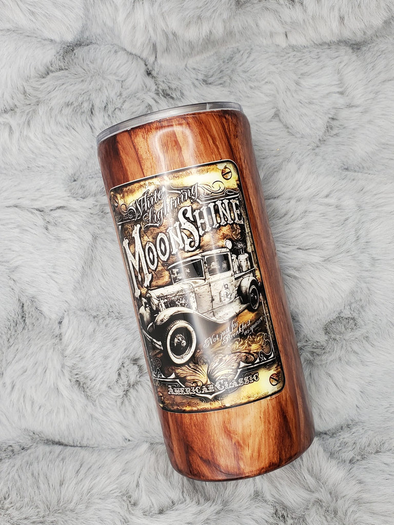 Moonshine Woodgrain 24oz Tumbler