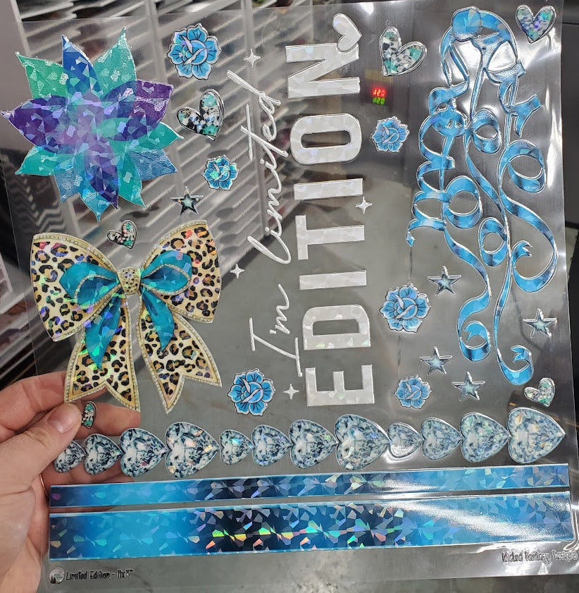 UVDTF Shattered Holographic Limited Edition 10"x10"