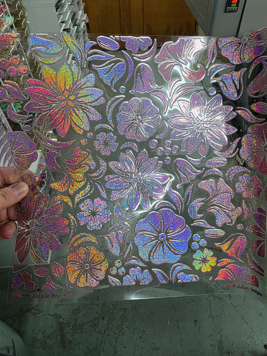 UVDTF Prism Rose Holographic Petunia 11"x11"