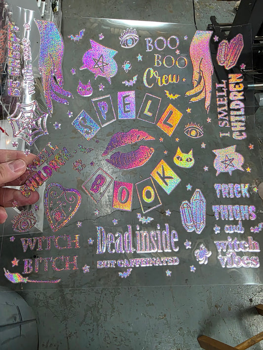 UVDTF Prism Rose Holographic Spell Book 11"x11"