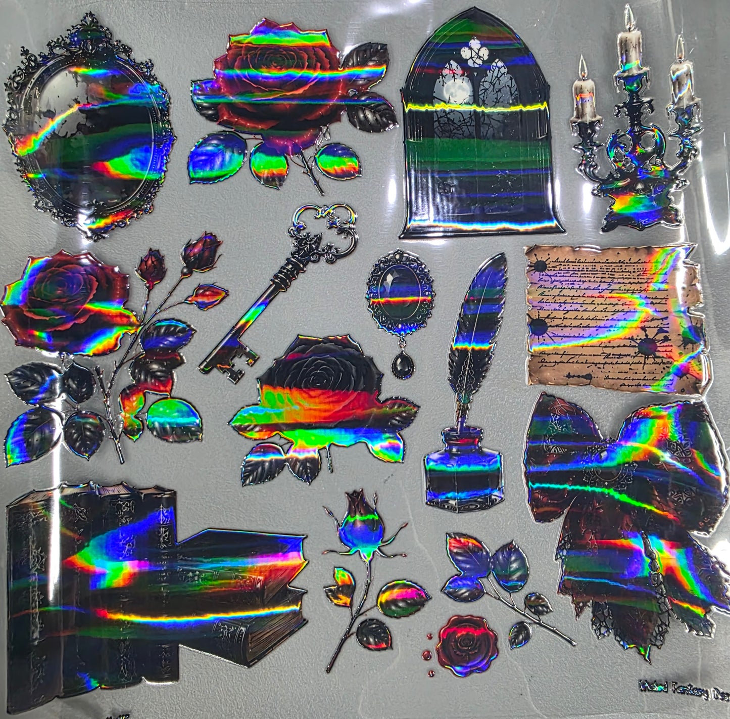UVDTF Laser Holographic Gothic Vanity 11"x11"