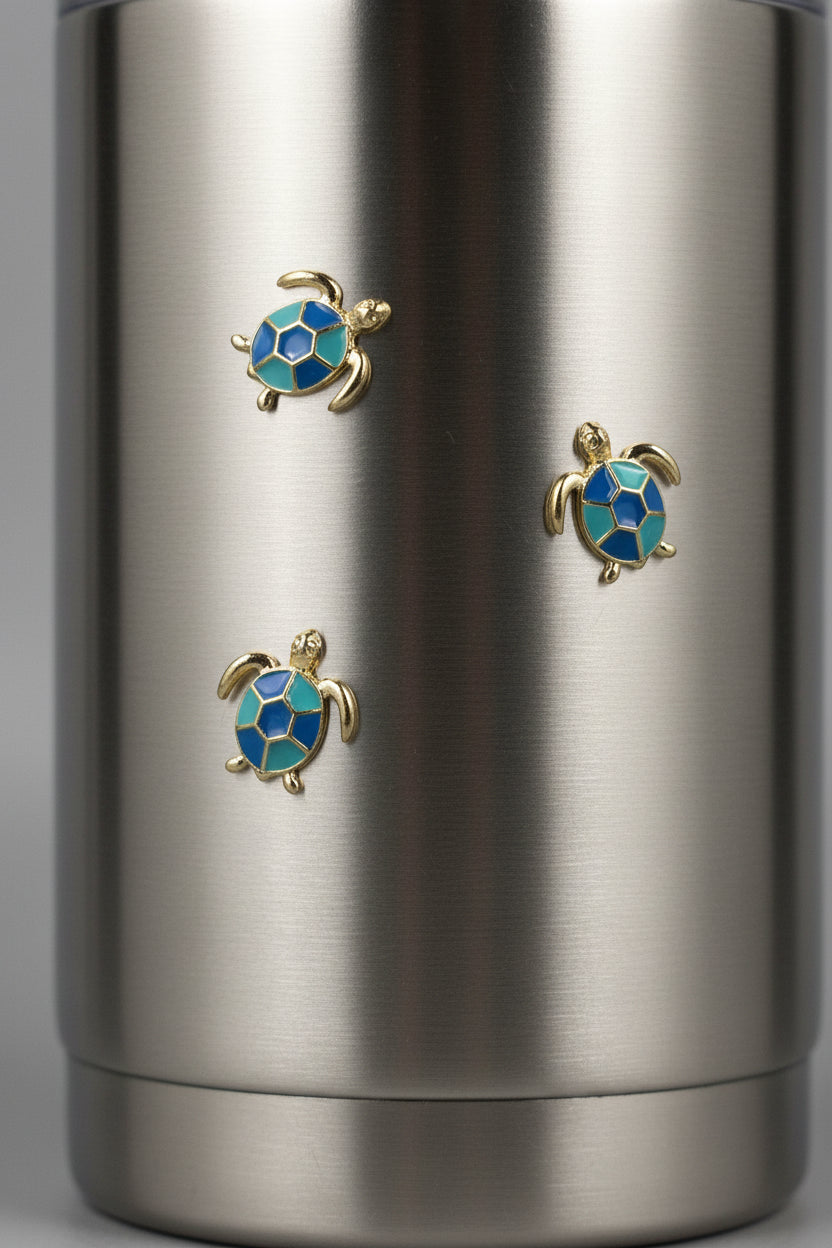 Sea Turtles Tumbler Embellishment Nail Charm 15mm