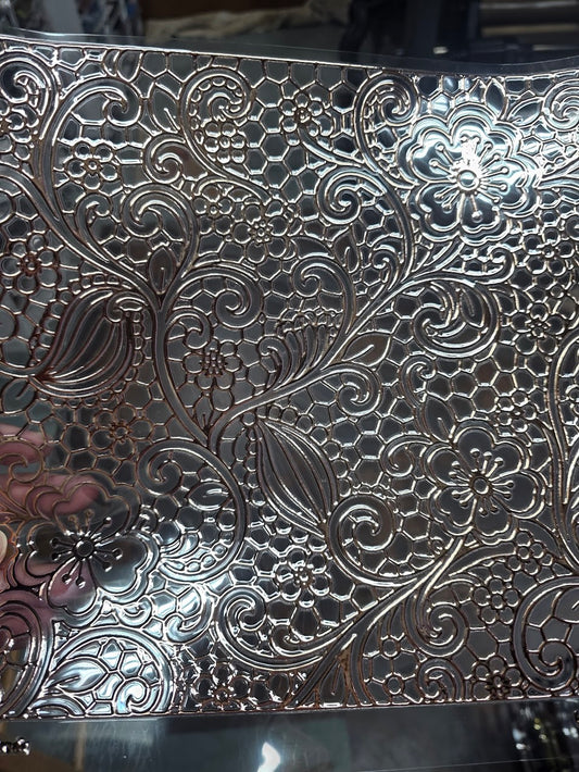 UVDTF Metallic Rose Gold Petal Sonata 11"x11"