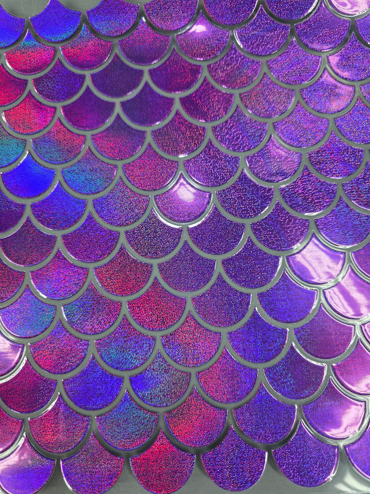 UVDTF Prism Purple Holographic Mermaid Scales 11"x11"