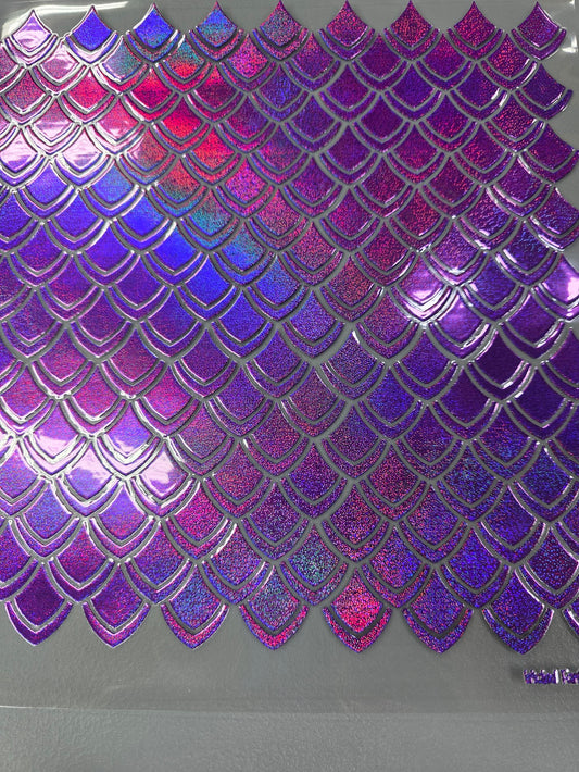 UVDTF Prism Purple Holographic Dragon Scales 11x11"