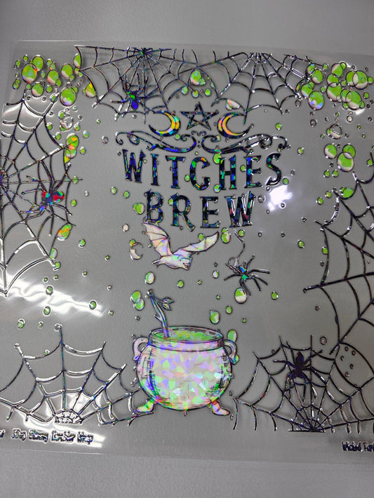 UVDTF Shattered Holographic Witches Brew 11"x11"