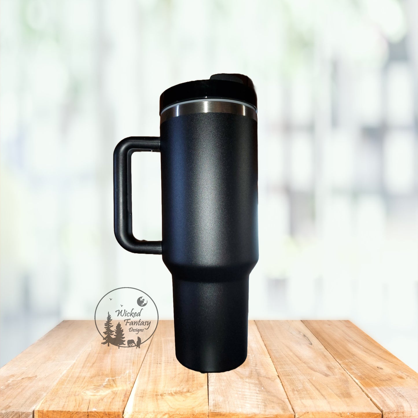 Ready to Ship Black 2.0 40oz Tumbler