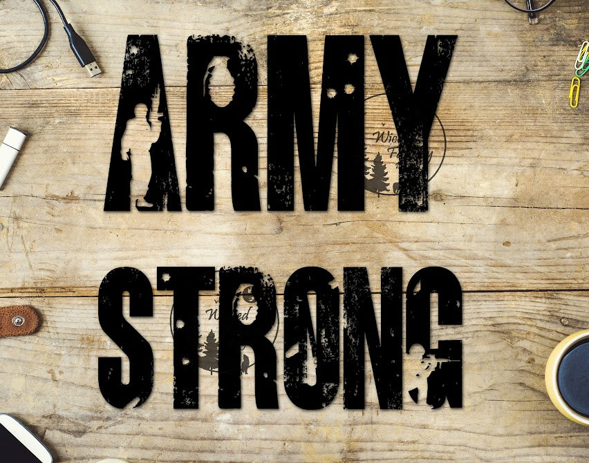UVDTF Army Strong Soldiers Veterans 1pc