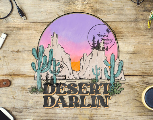 UVDTF Desert Darlin' Western Desert Sunrise 1pc