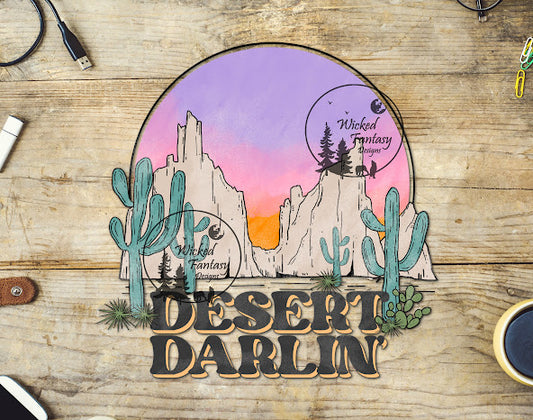 UVDTF Desert Darlin' Cactus Sunrise Desert 1pc