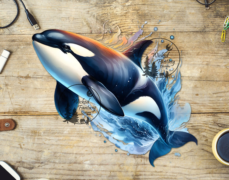 UVDTF Orca Jumping