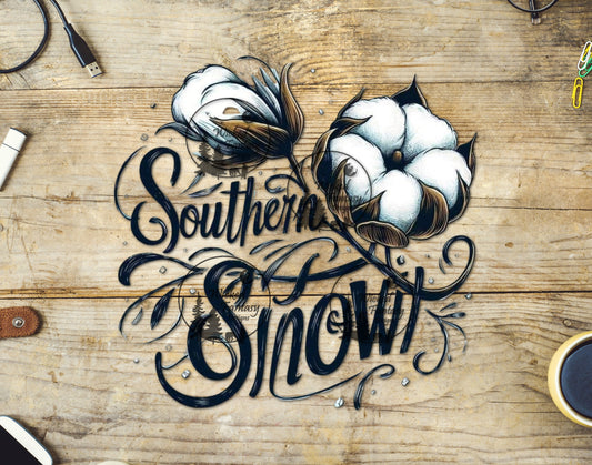 UVDTF Southern Snow Cotton Boll