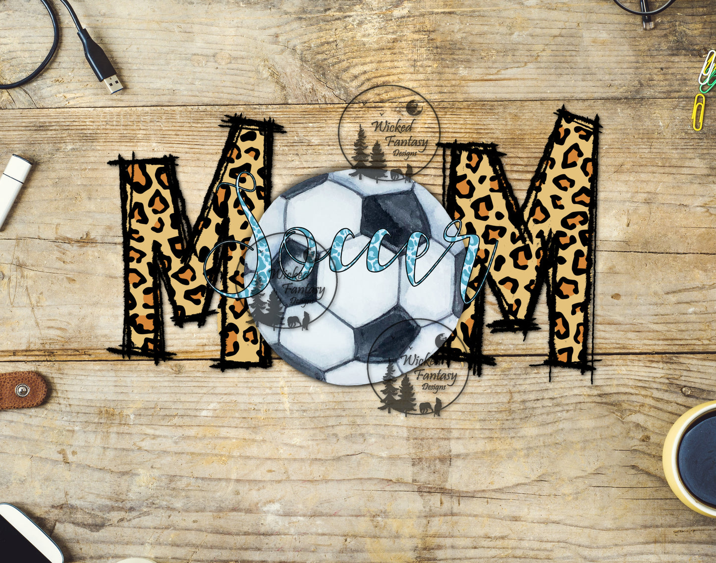 UVDTF Soccer Mom Leopard Print
