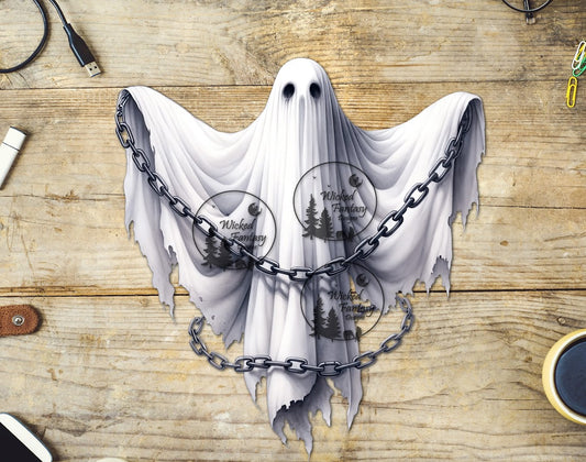 UVDTF Scary Ghost with Chains