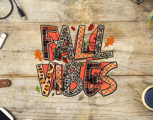 UVDTF Fall Vibes Leaves