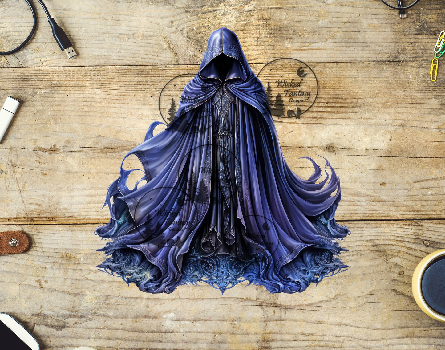 UVDTF Floating Purple Cloak