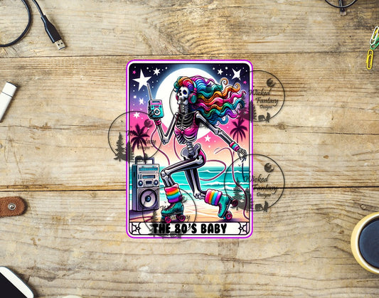 UVDTF The 80s Baby Tarot Card