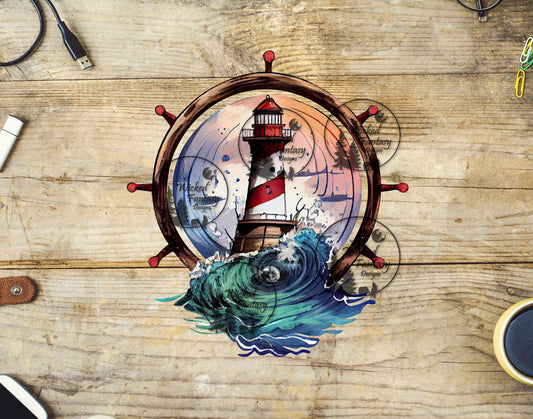 UVDTF Lighthouse and Wheel