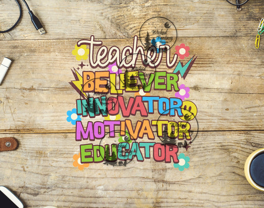 UVDTF Teacher Believer Innovator